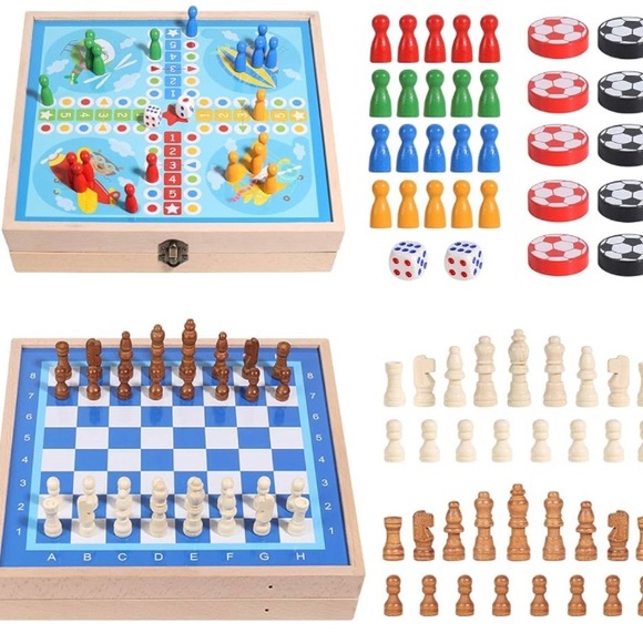 Multi-function chess board game. 3 in 1 - Picture 4 of 8